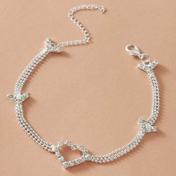 Arm Heart Adjustable Chain Bracelet - Picture 2 of 4